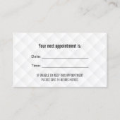 Rendez-vous dentaire Noir classique Dentiste décor (Dos)