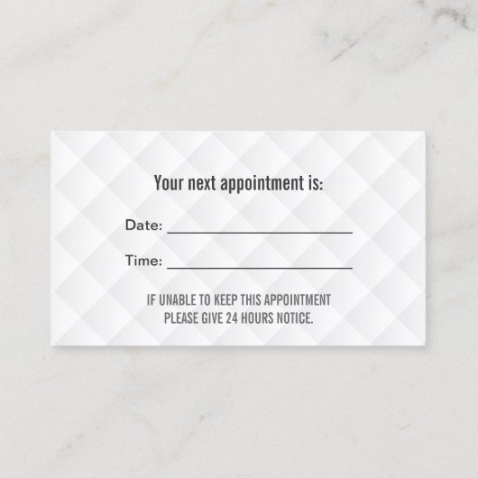 Rendez-vous dentaire Noir classique Dentiste décor (Dos)