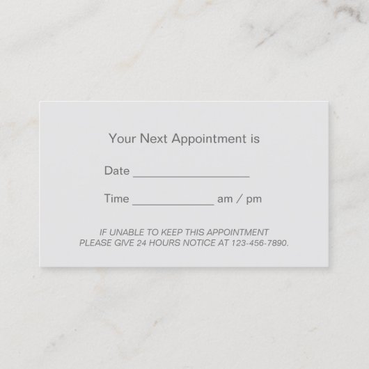 Rendez-vous dentaire professionnel moderne bleu (Dos)