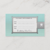 Rendez-vous Dentalcare dents blanches bulle carte de visite de (Dos)