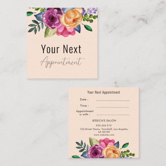 Rendez-vous Dermatologue du Salon Floral Beige (Devant / Derrière)