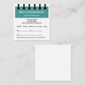 Rendez-vous des dentistes Cartes de visite (Devant / Derrière)