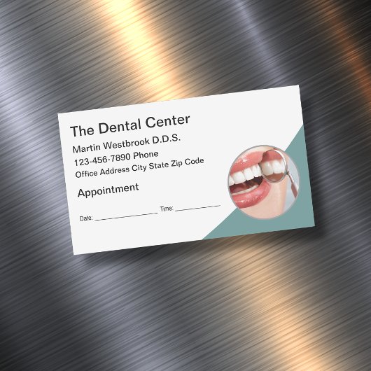 Rendez-vous des dentistes Rappel Magnets Cartes de