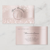 Rendez-vous Électrolyse Retrait des cheveux Rose Carte de rend (Devant / Derrière)