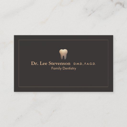 Rendez-vous Élégant Carte de visite de nomination au bureau de (Devant)