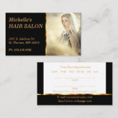 Rendez-vous élégant de salon de coiffure (Devant / Derrière)