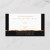 Rendez-vous élégant de salon de coiffure (Dos)