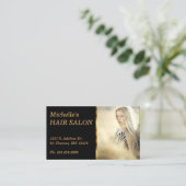 Rendez-vous élégant de salon de coiffure (Debout devant)