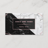 Rendez-vous élégant en marbre noir Rose or (Devant)