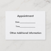 Rendez-vous Élégante Fleur de Lis Carte de visite professionne (Dos)