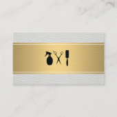 Rendez-vous en cuir à barre d'or (Devant)