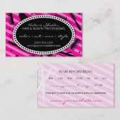 Rendez-vous entre cheveux roses et beauté (Devant / Derrière)