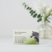 Rendez-vous et carte de visite de vétérinaire de (Debout devant)