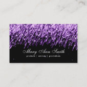 Rendez-vous Étoiles filantes de pourpre de carte de (Dos)