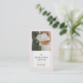 Rendez-vous Événements Mariages Carte de visite de photographi (Debout devant)