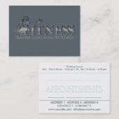 Rendez-vous FITNESS - Carte de visite (Devant / Derrière)