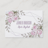 Rendez-vous floral argenté pourpre rose de beauté (Devant)