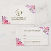 Rendez-vous floral élégant de conseiller de (Devant / Derrière)