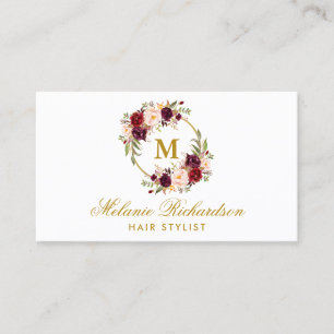 Rendez-vous floral M de coiffeur d'or de Bourgogne