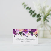 Rendez-vous floral violet pourpre Silv de coiffeur (Debout devant)