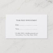 Rendez-vous gentil de salon de coiffure de collage (Dos)