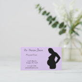 Rendez-vous Lavendar et docteur noir carte de visite (Debout devant)