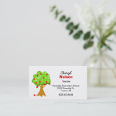 Rendez-vous Le carte de visite du professeur de pommier (Debout devant)