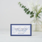 Rendez-vous Le carte de visite du professeur fait sur commande (Debout devant)