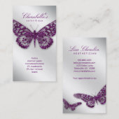 Rendez-vous Lumière de pourpre de papillon de salon de carte (Devant / Derrière)