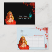 Rendez-vous Make-Up Artist - Carte d'entreprise / de programme (Devant / Derrière)