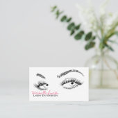 Rendez-vous Maquillage Artiste Lashes Brows Carte de rendez-vo (Debout devant)