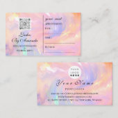 Rendez-vous Maquillage Coiffure Logo Nails Qr Holo (Devant / Derrière)