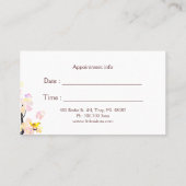 Rendez-vous Massage d'oiseaux Lil Sakura + Carte de rendez-vou (Dos)