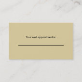 Rendez-vous Médecin et Carte de visite Médicale - Monogramme (Dos)