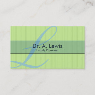 Rendez-vous Médecin et carte de visite Médicale - monogramme
