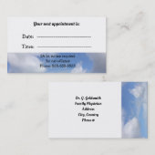 Rendez-vous Médicale Ciel nuageux (Devant / Derrière)