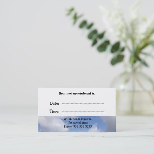 Rendez-vous Médicale Ciel nuageux (Debout devant)