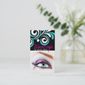 Rendez-vous Modèle audacieux de carte de visite de maquilleur (Debout devant)