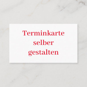 Rendez-vous Modèle de carte à terme