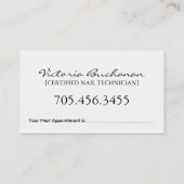 Rendez-vous Modèle de carte de visite de ~ de technicien de (Dos)