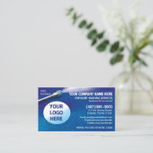 Rendez-vous Modèle de carte de visite de lavage et de nettoyag (Debout devant)