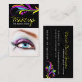 Rendez-vous Modèle de carte de visite de maquilleur (Devant / Derrière)