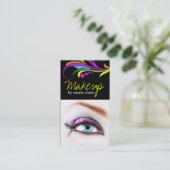 Rendez-vous Modèle de carte de visite de maquilleur (Debout devant)