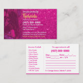 Rendez-vous Modèle de carte de visite locale de tressage de ch (Devant / Derrière)