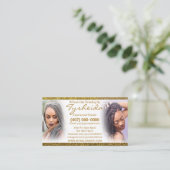 Rendez-vous Modèle de carte de visite locale de tressage de ch (Debout devant)