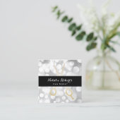 Rendez-vous moderne d'argent de salon de coiffure (Debout devant)