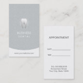 Rendez-vous moderne de soins dentaires de dentiste (Devant / Derrière)