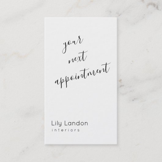 Rendez-vous moderne en noir et blanc (Devant)