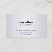 Rendez-vous moderne et simple de coiffeur avec fau (Devant)