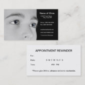 Rendez-vous optométrique Rappel Oeil de brume doul (Devant / Derrière)